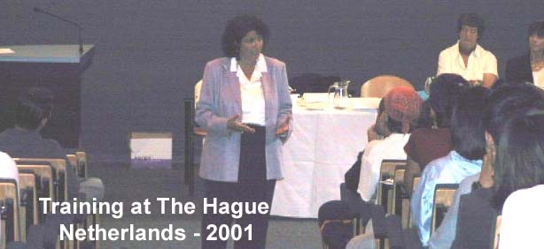 Training at The Hague 2001